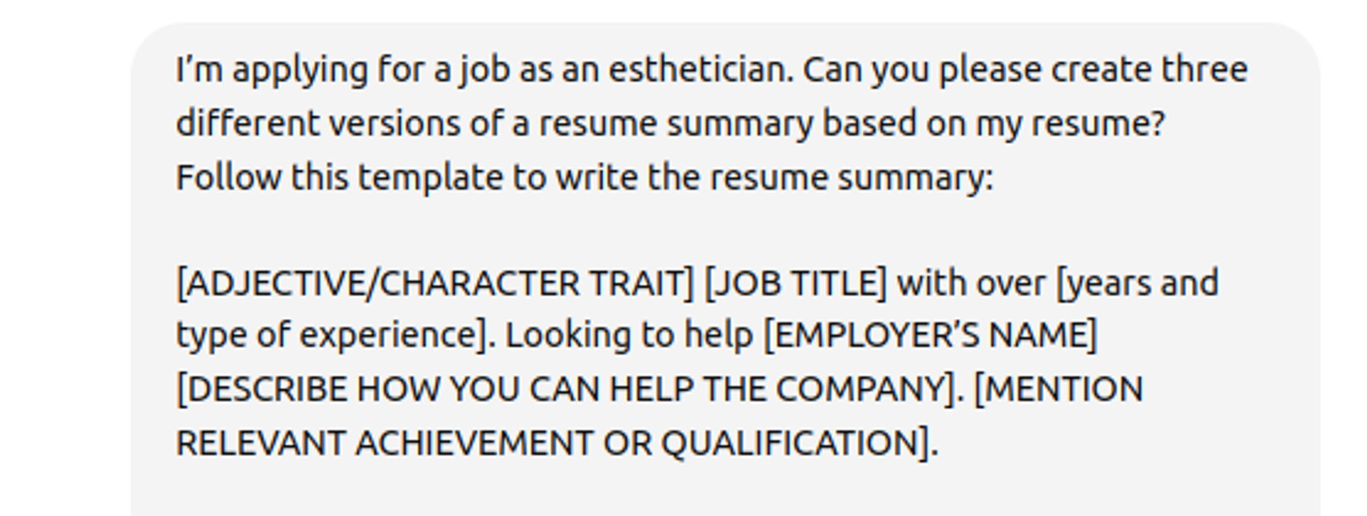 is using chatgpt for resume bad drafts ChatGPT Resume Objective