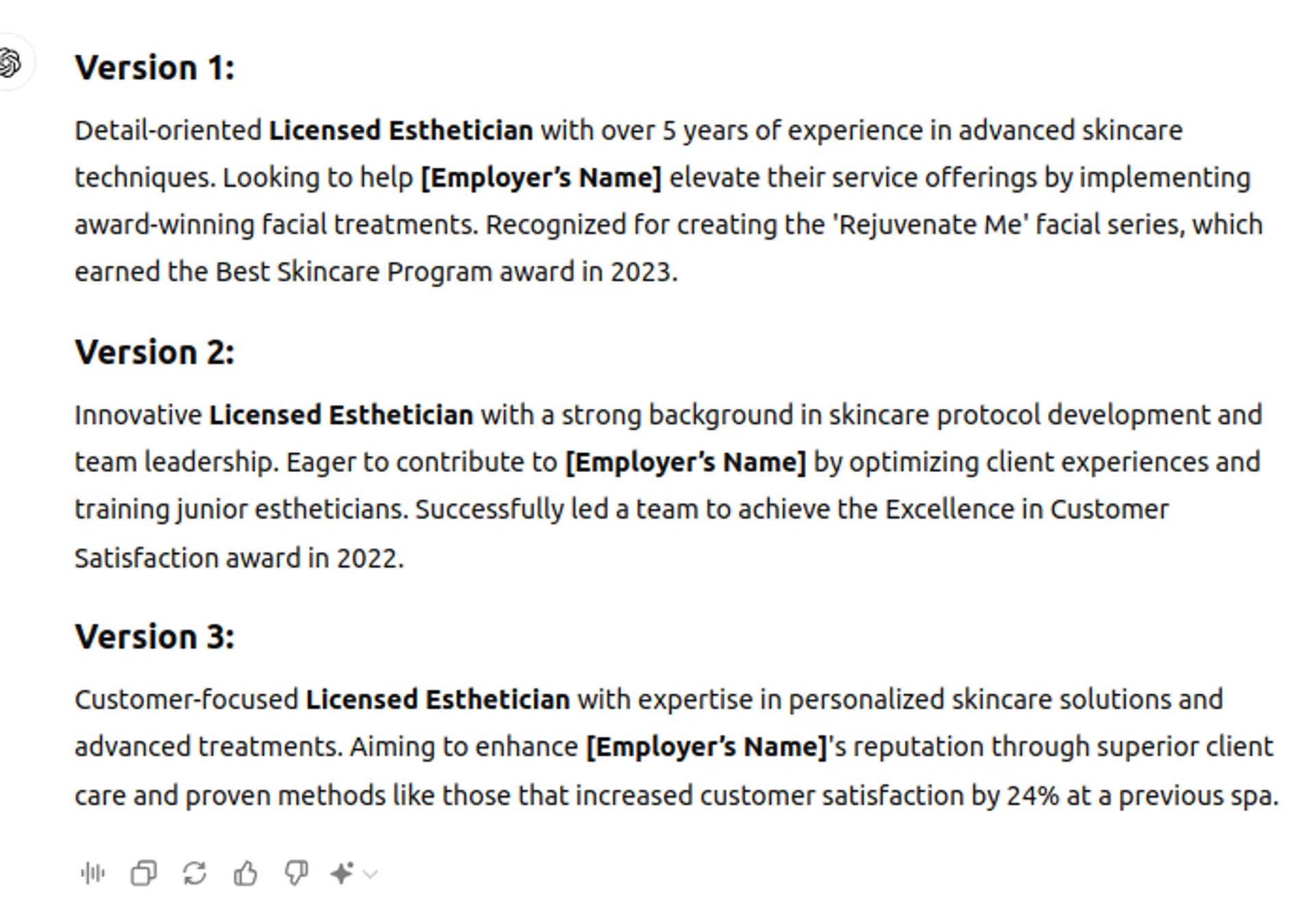 is using chatgpt for resume bad drafts chatgpt answer for resume