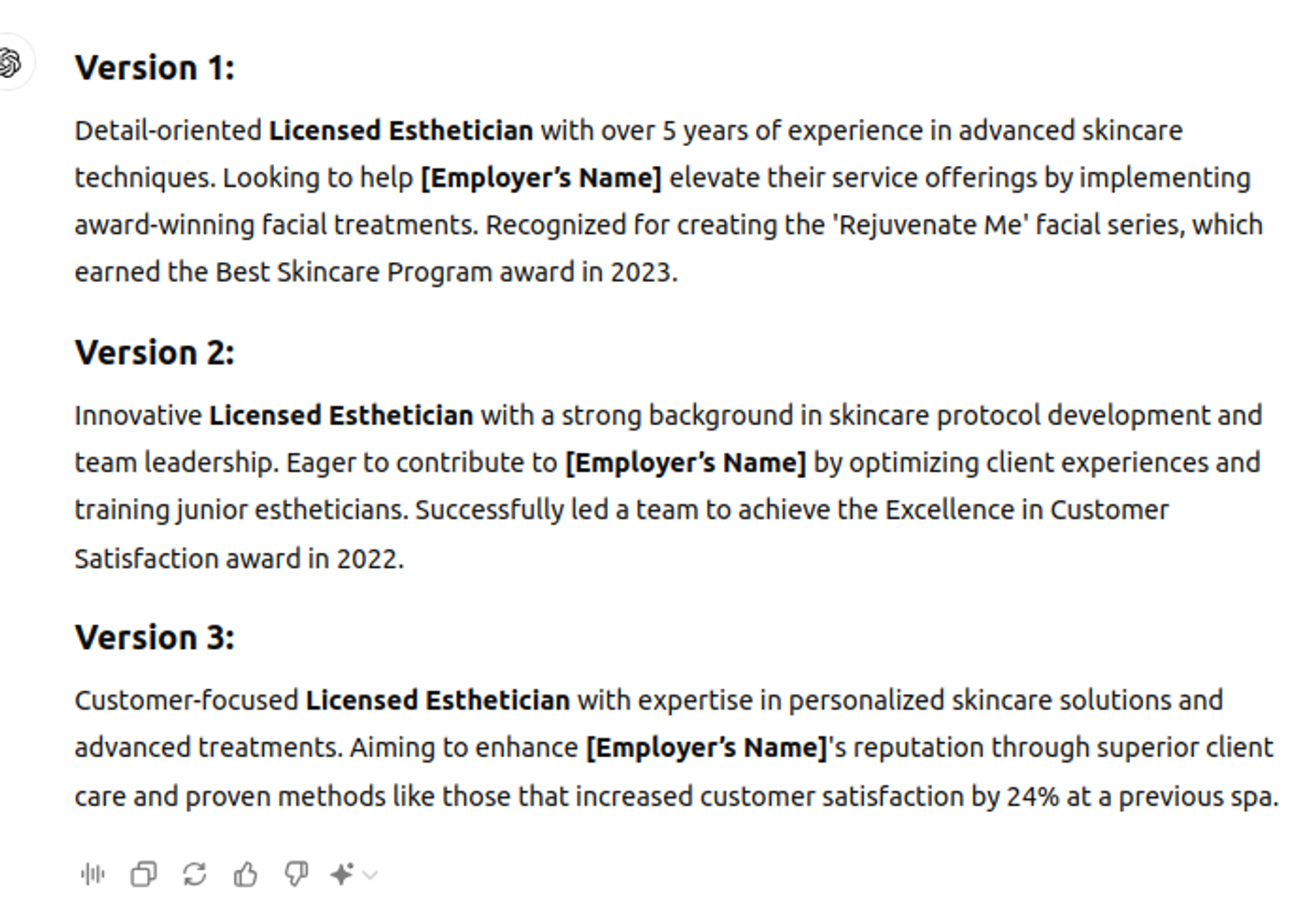 is using chatgpt for resume bad drafts chatgpt answer for resume