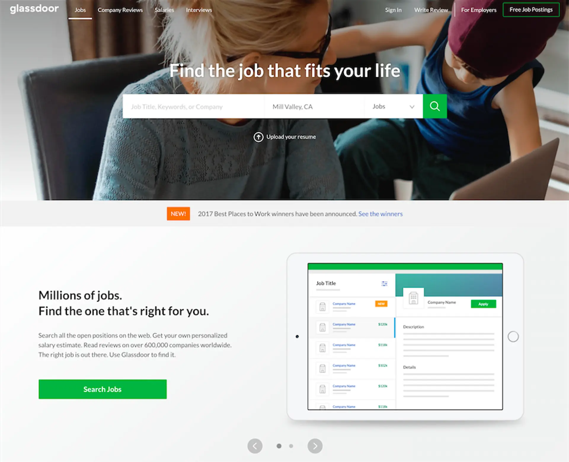 job search sites drafts glassdoor job