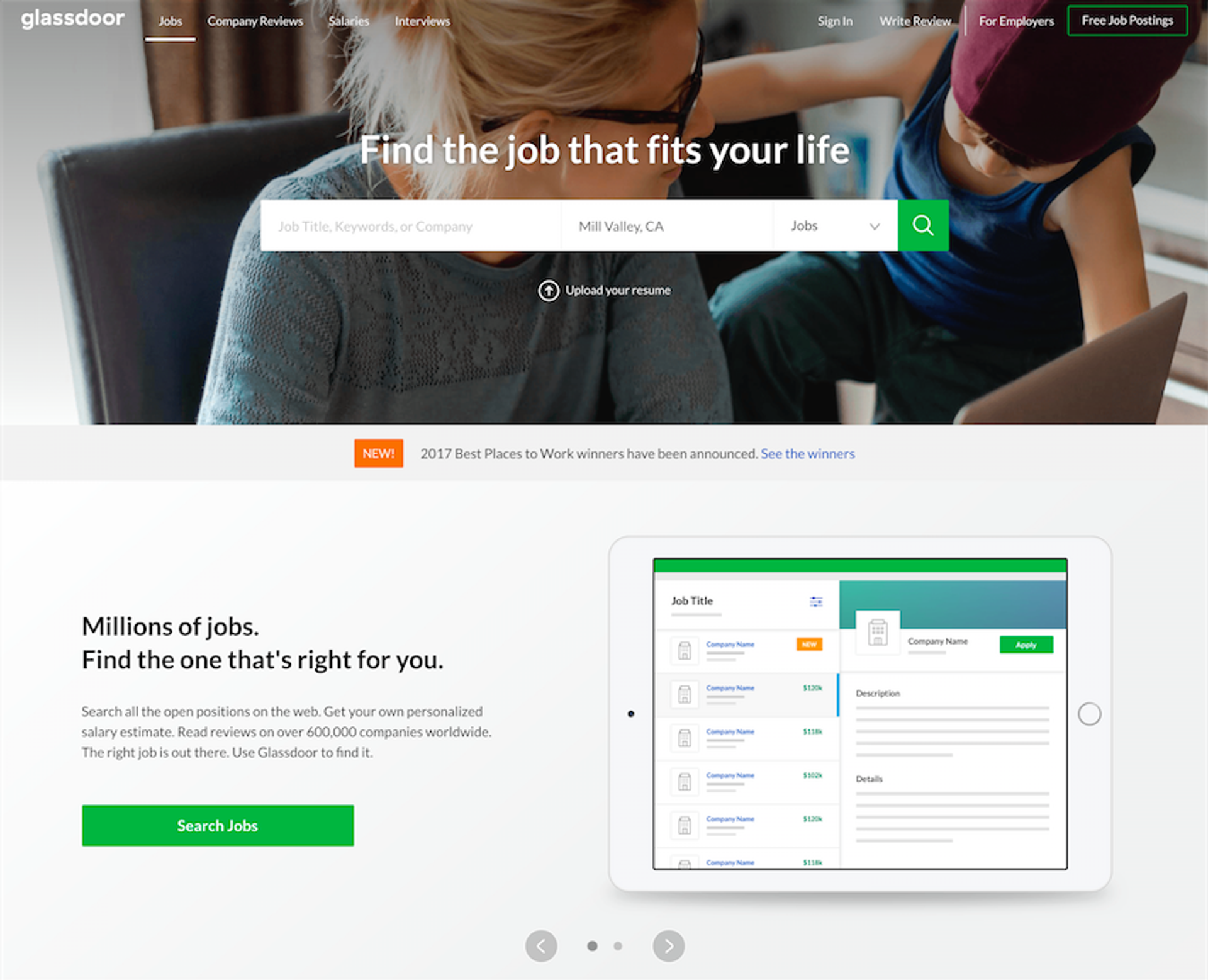job search sites drafts glassdoor job