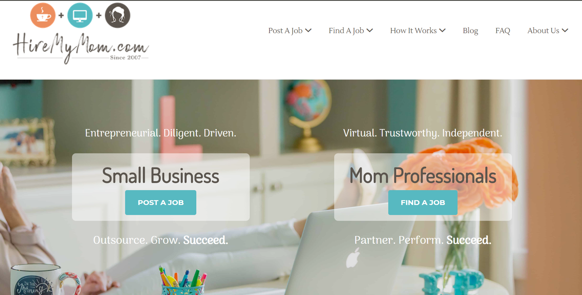 job search sites drafts stay at home moms