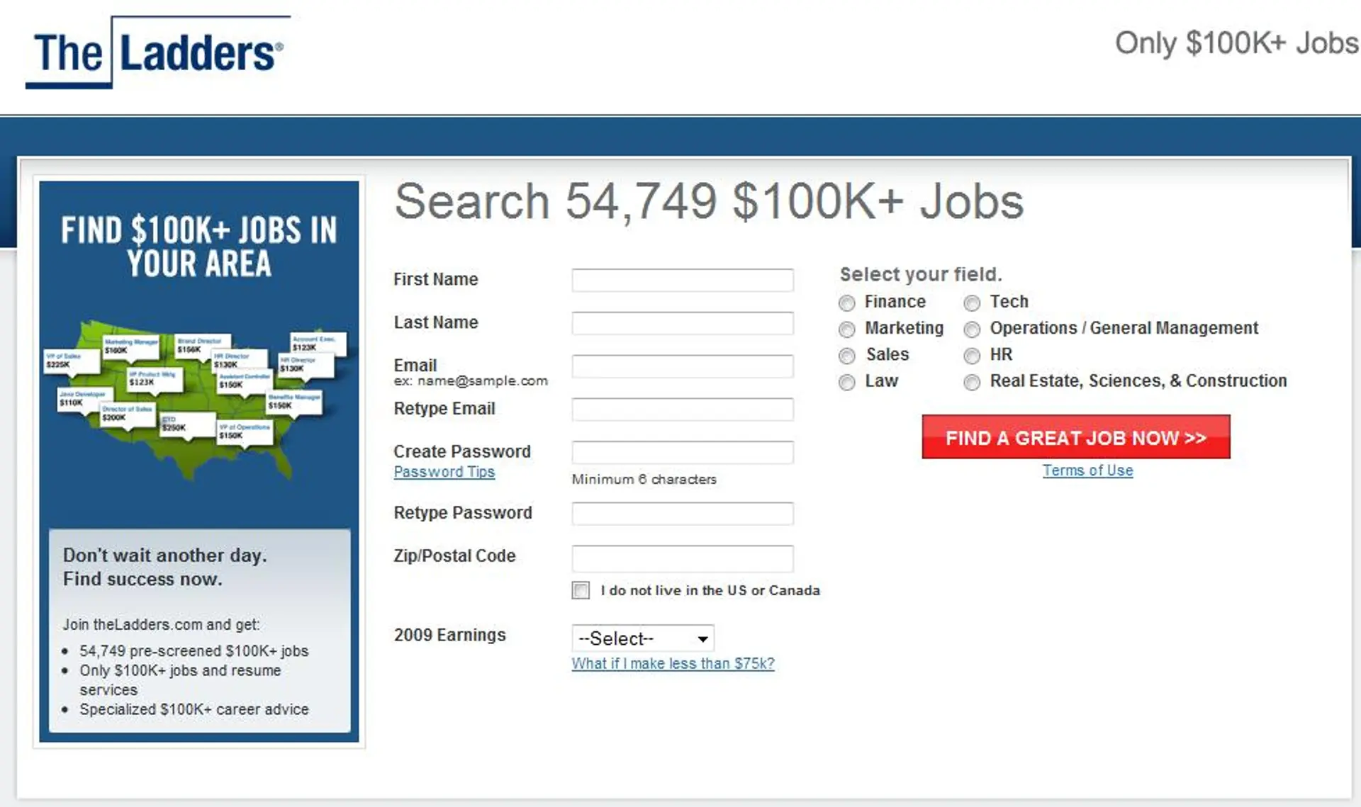 job search sites drafts theladders job