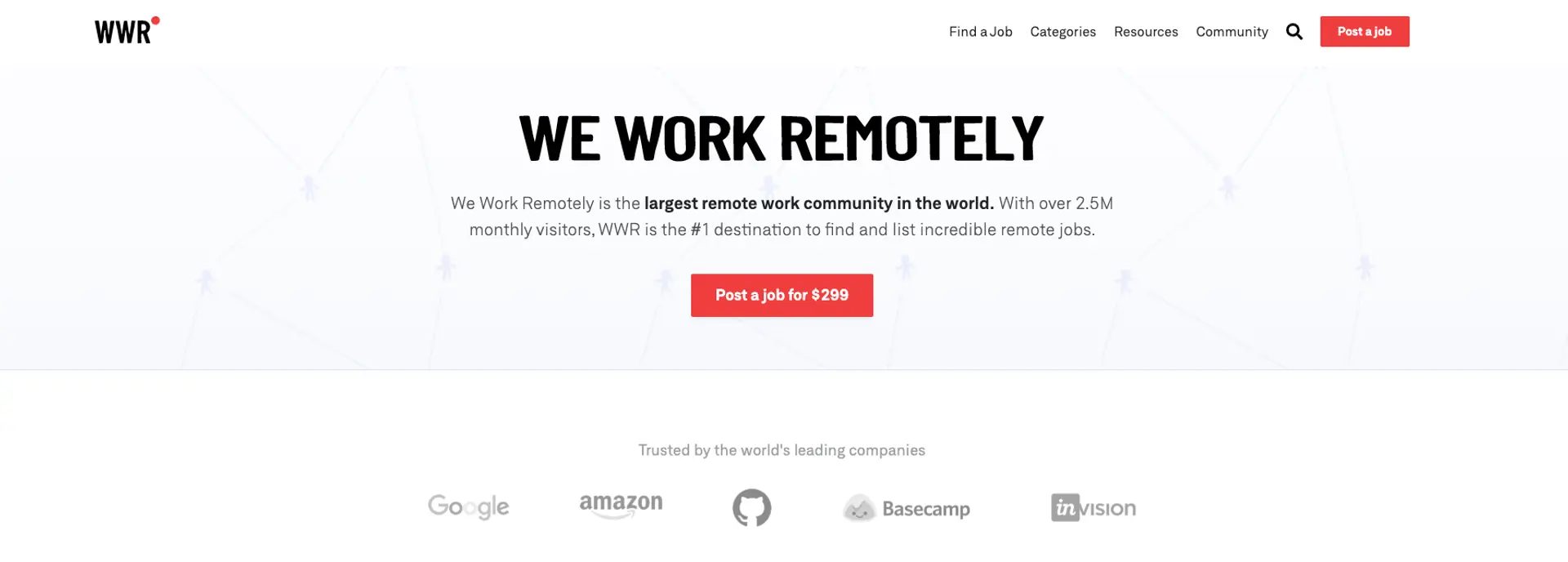 job search sites drafts weworkremotely job