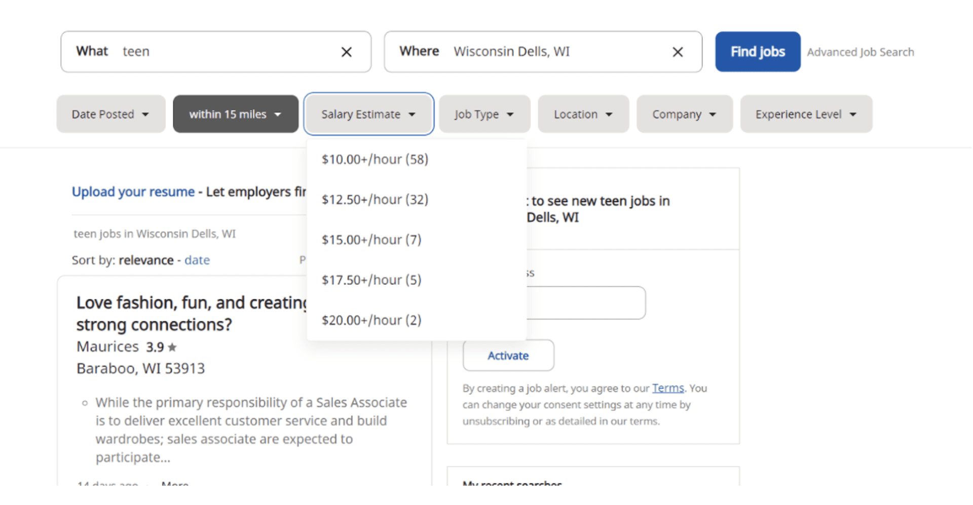 jobs for teens drafts jobs for