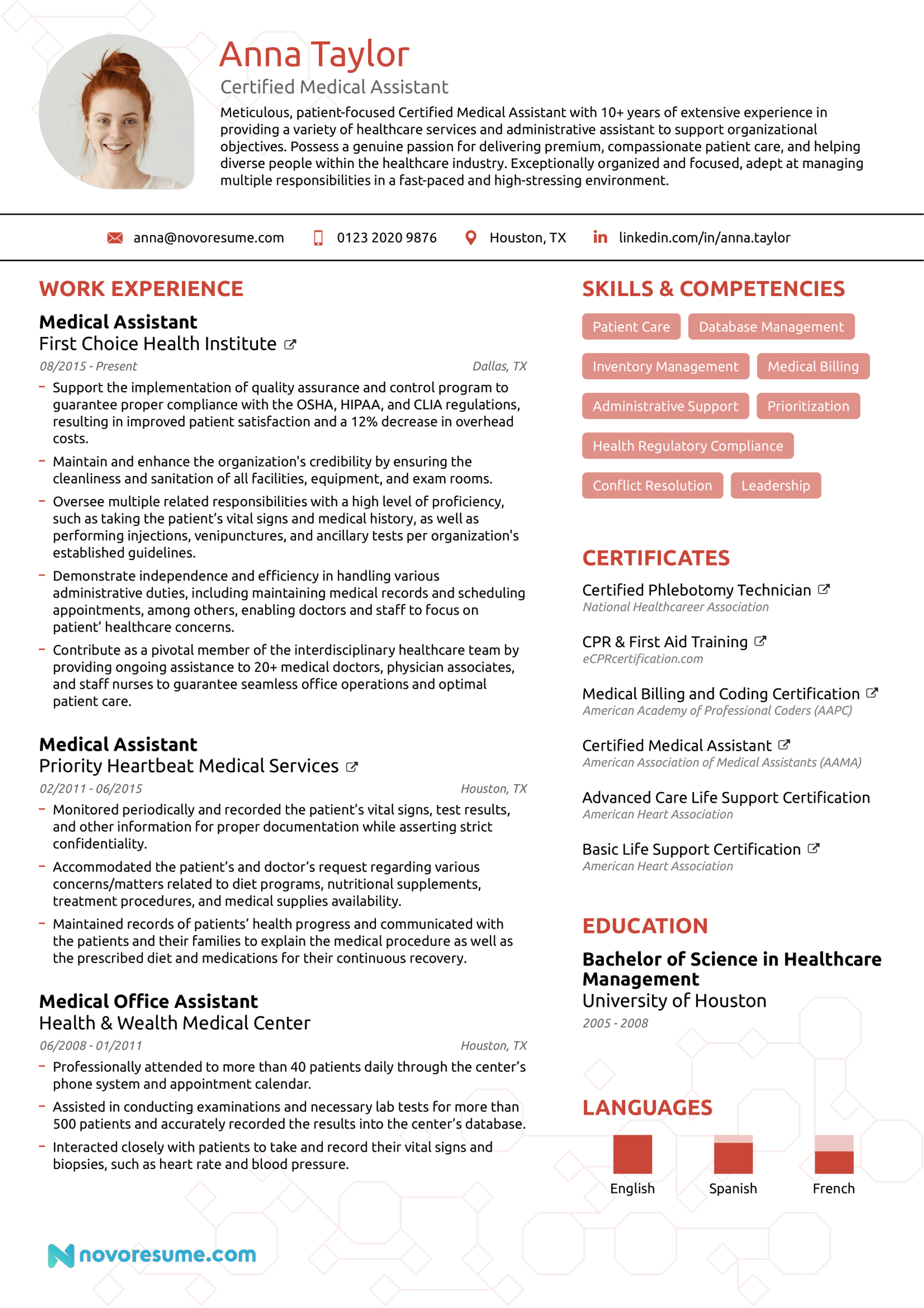 medical assistant resume drafts medical assistant