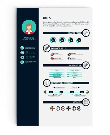 Infographic Modern Resume