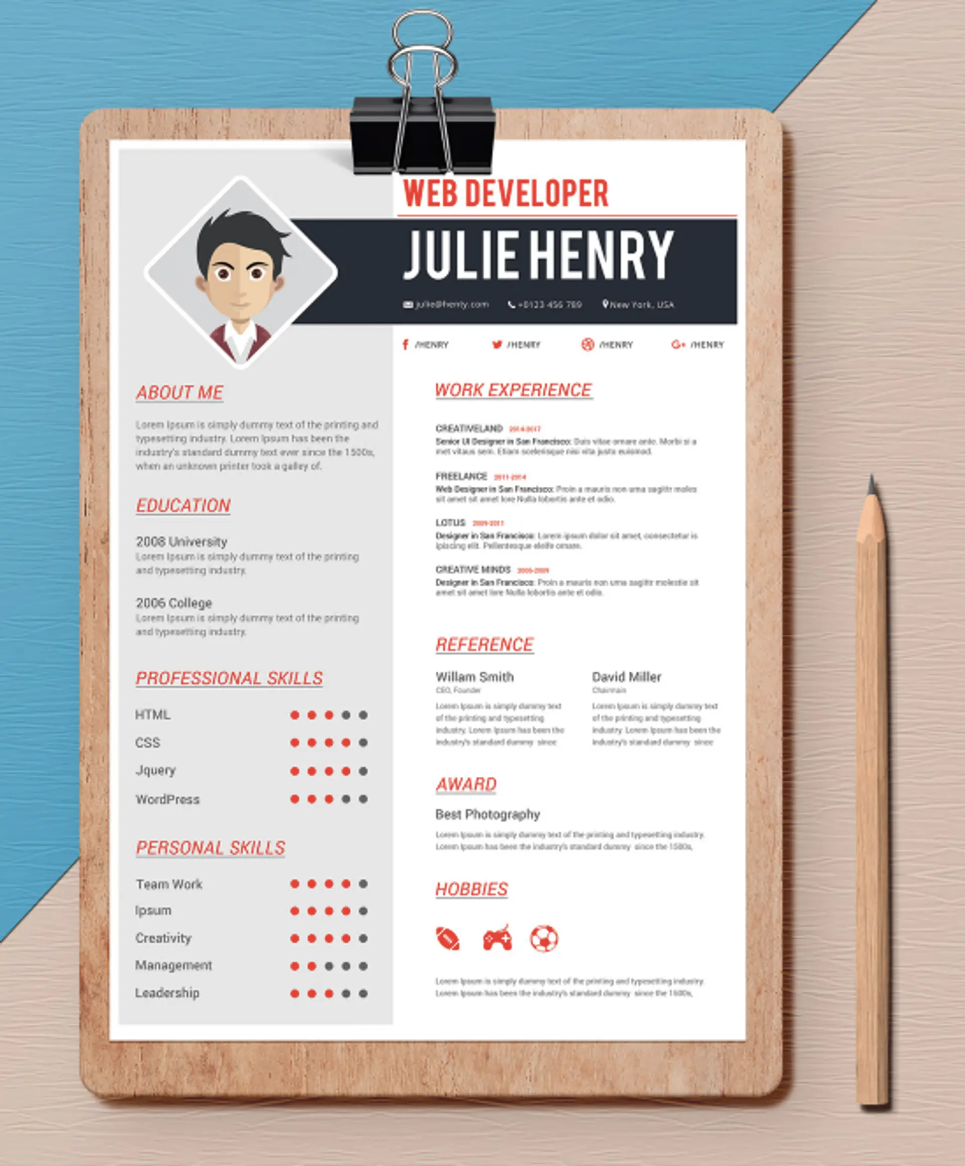 one page resume drafts one page web designer word resume