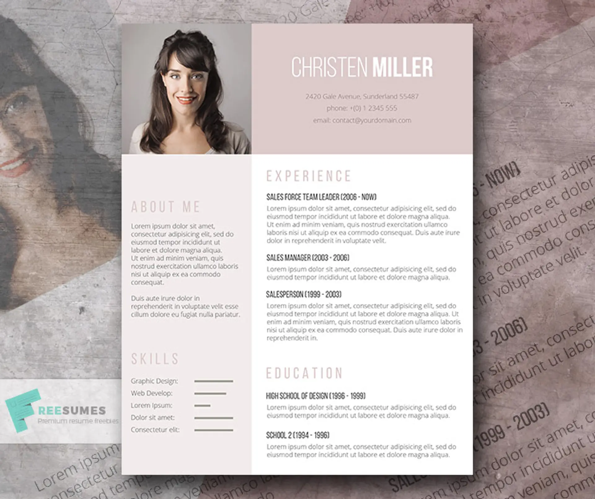 one page resume drafts vintage one page resume