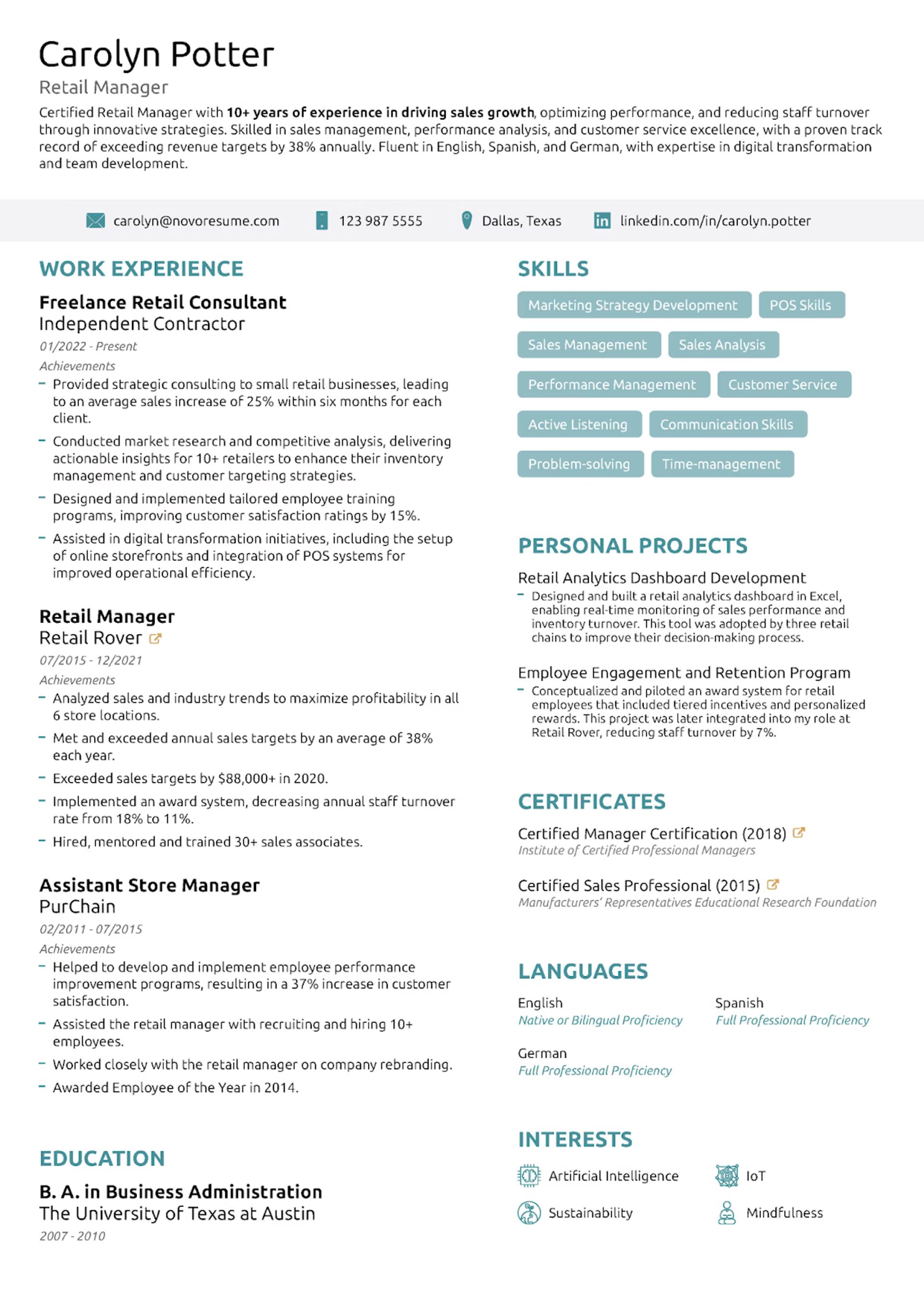 pages resume templates drafts novoresume executive