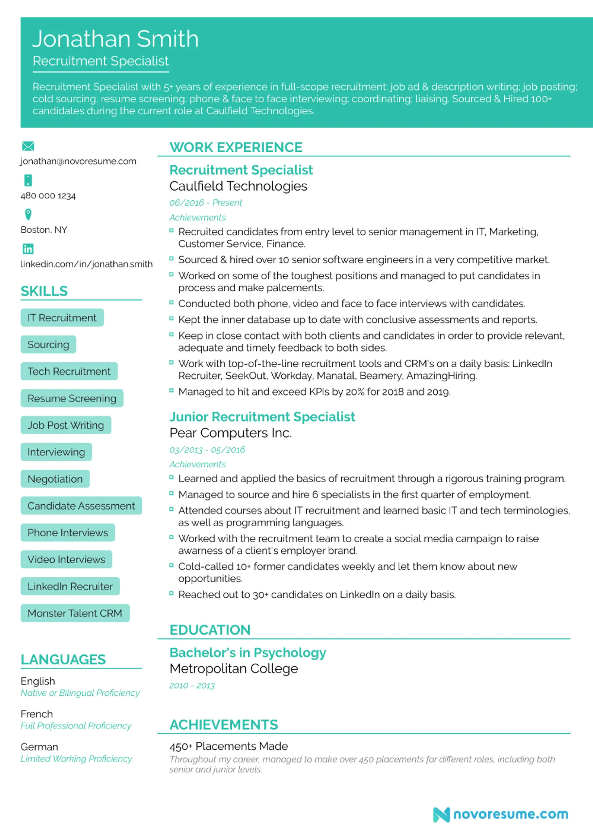 pdf doc cv drafts functional CV template
