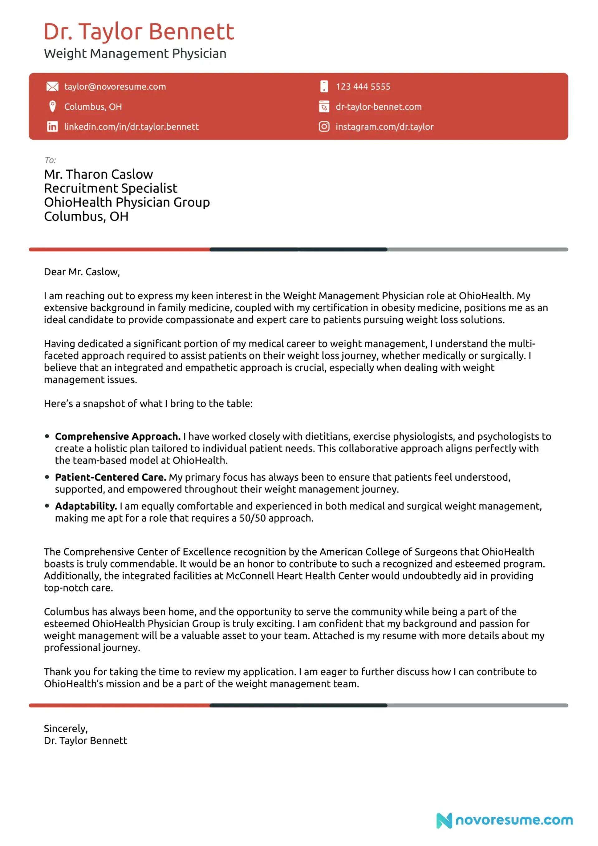physician cover letter examples drafts Physician Cover Letter
