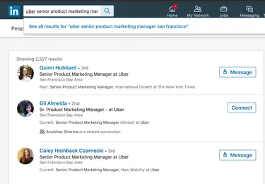 linkedin search