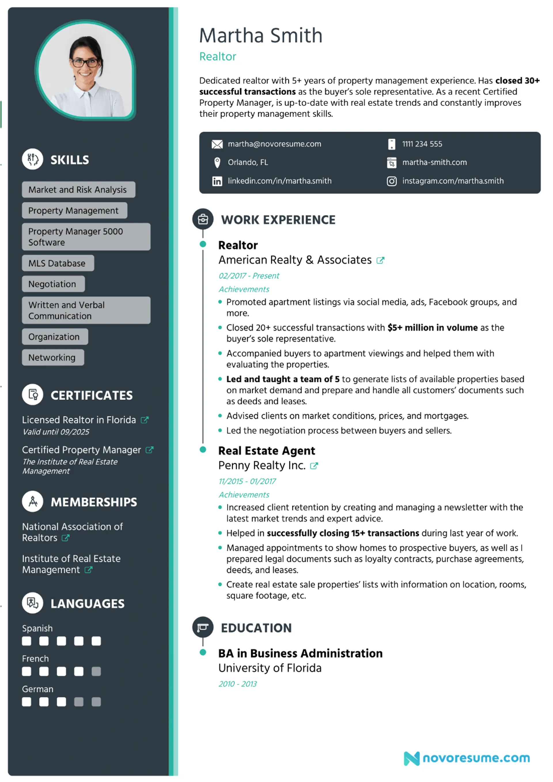 real estate agent resume example drafts Real Estate Agent Resume Example