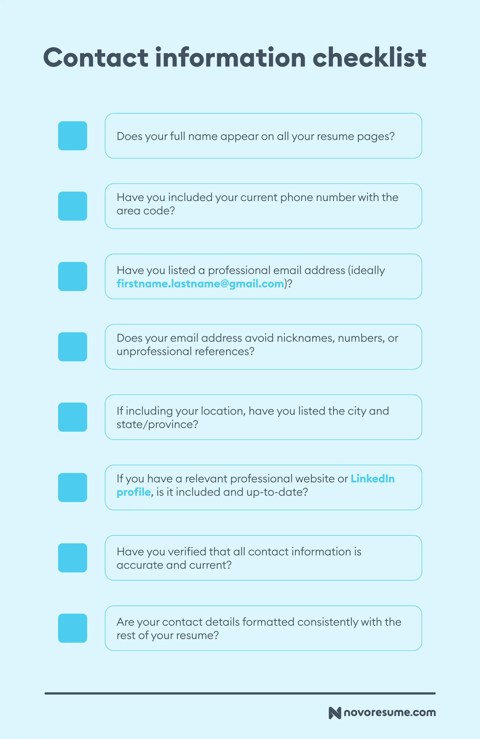 resume checklist drafts resume checklist contact