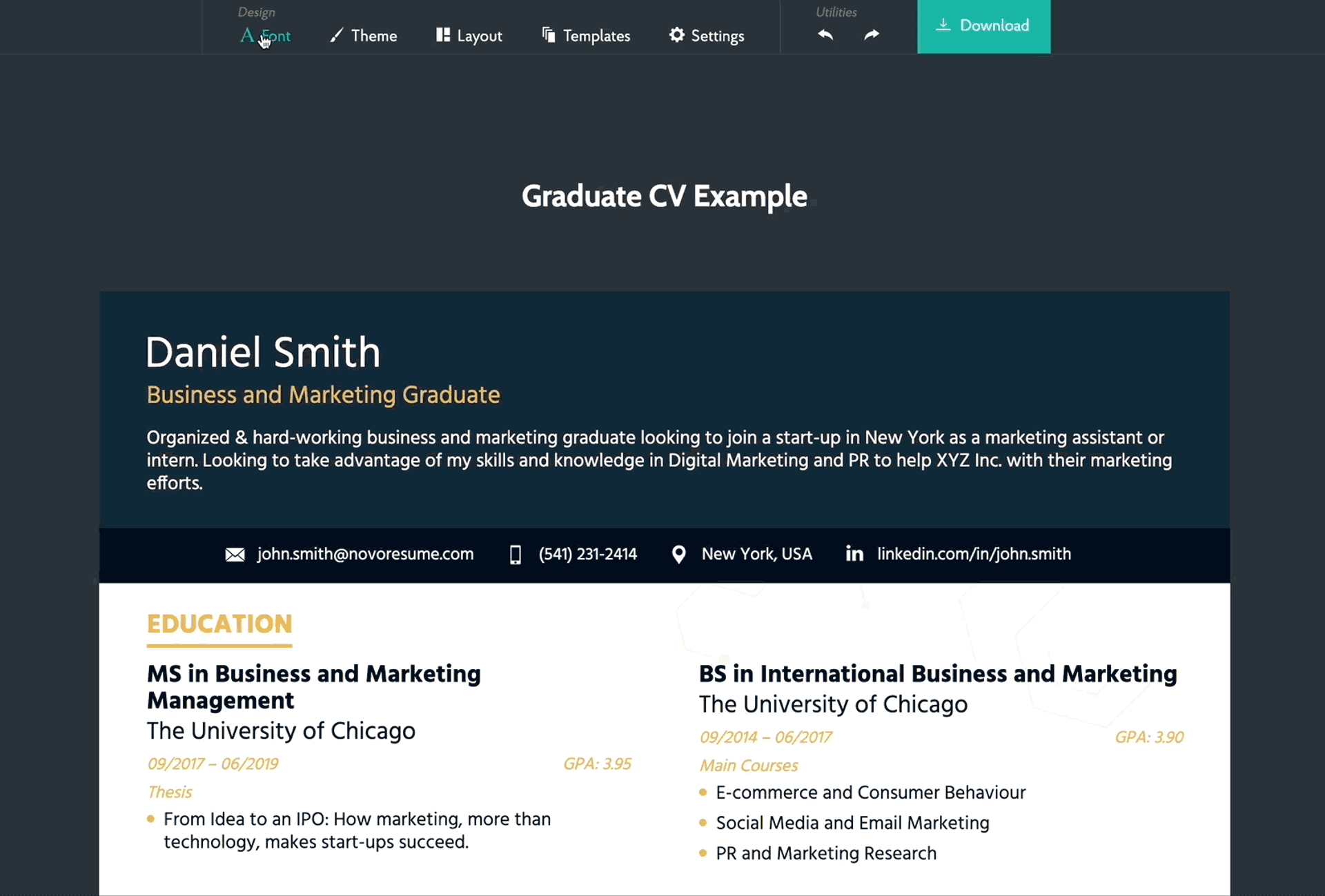 resume fonts drafts best font for