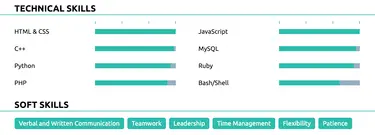skills sections on
