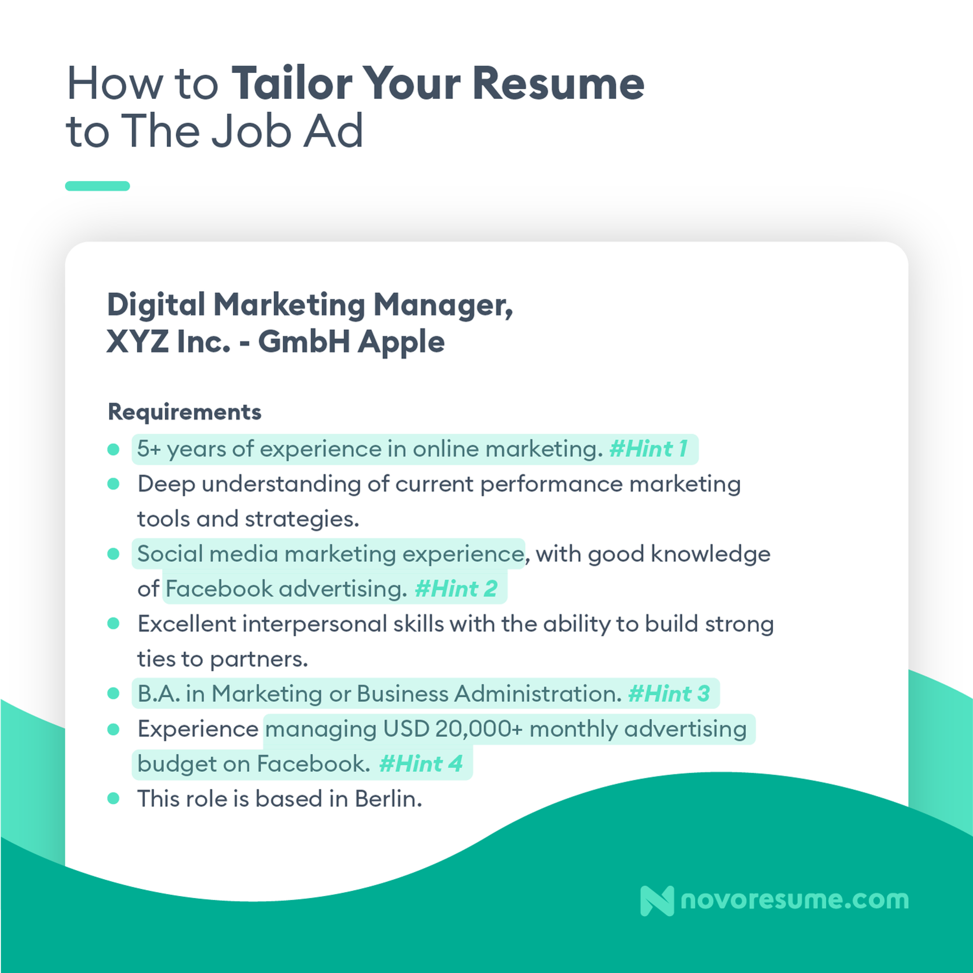 resume red flags drafts tailor resume to the job