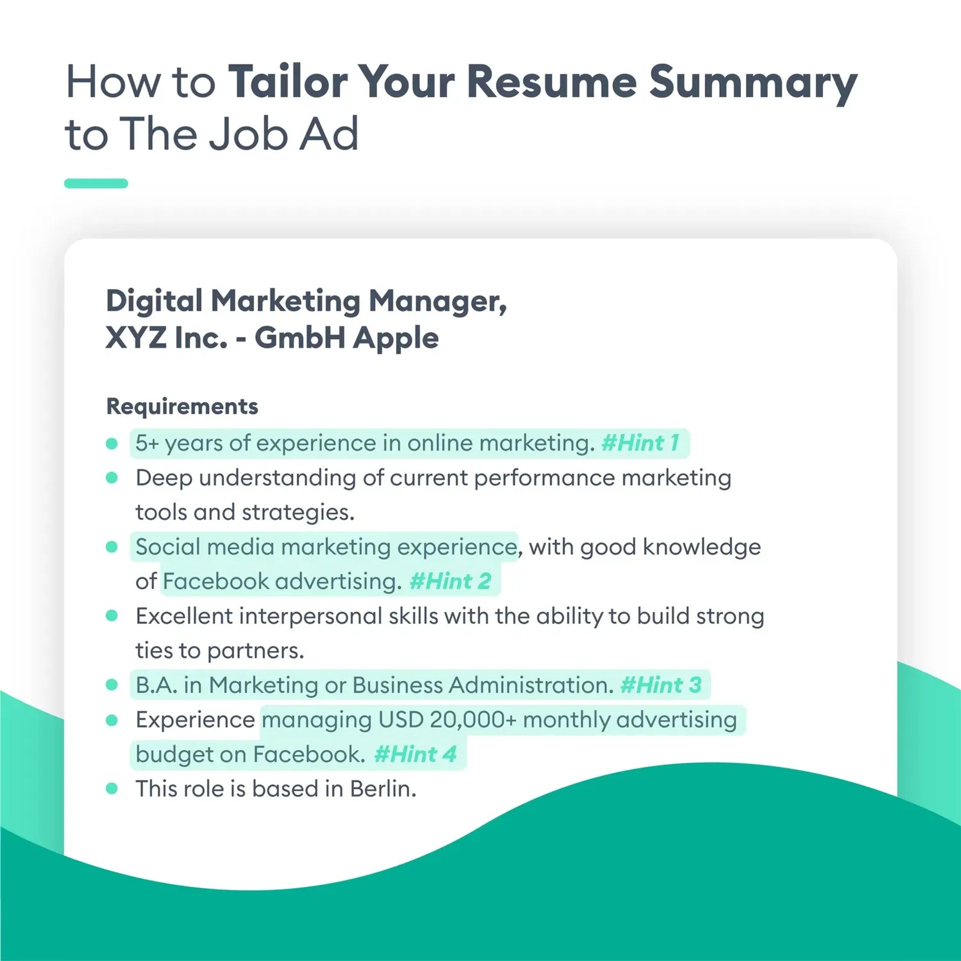 resume summary drafts how to tailor the resume