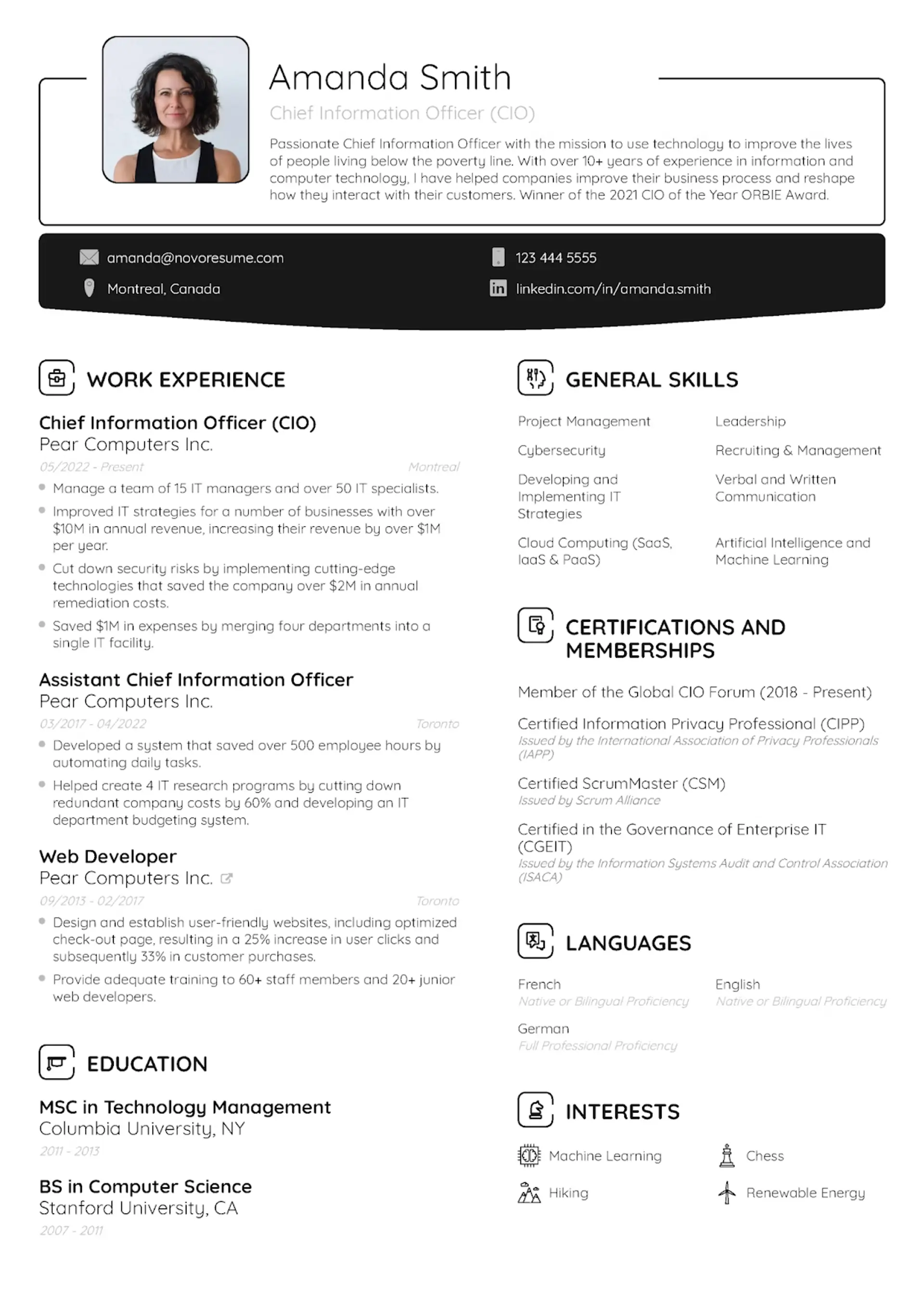 resume templates with photos drafts Traditional Resume Template with