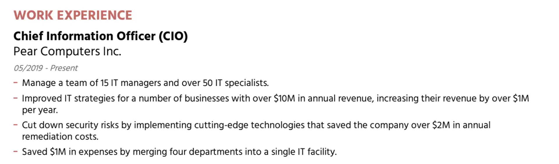 returning to workforce resume drafts practical example of an IT resume that shows what a difference listing