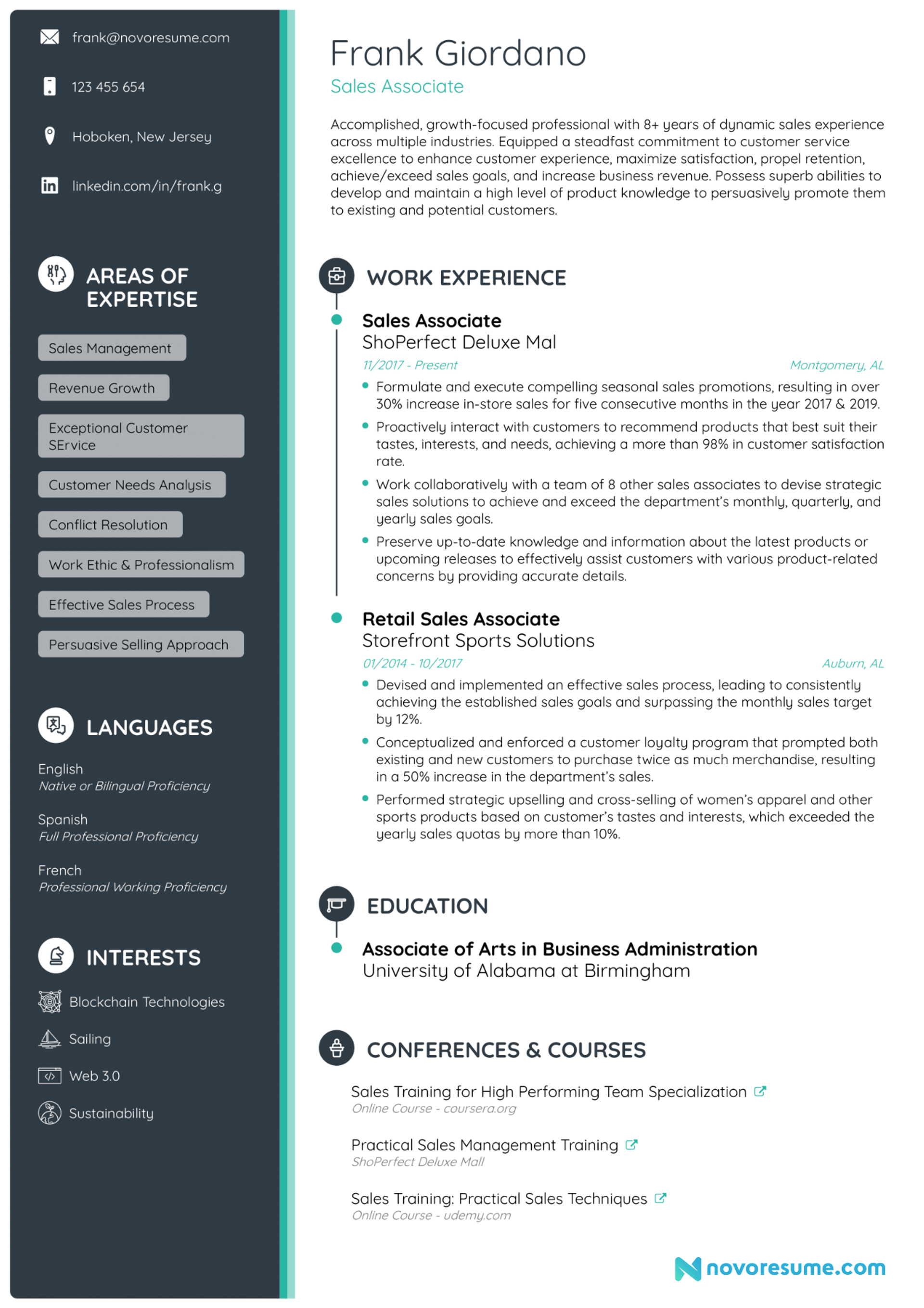 sales associate resume drafts sales associate resume