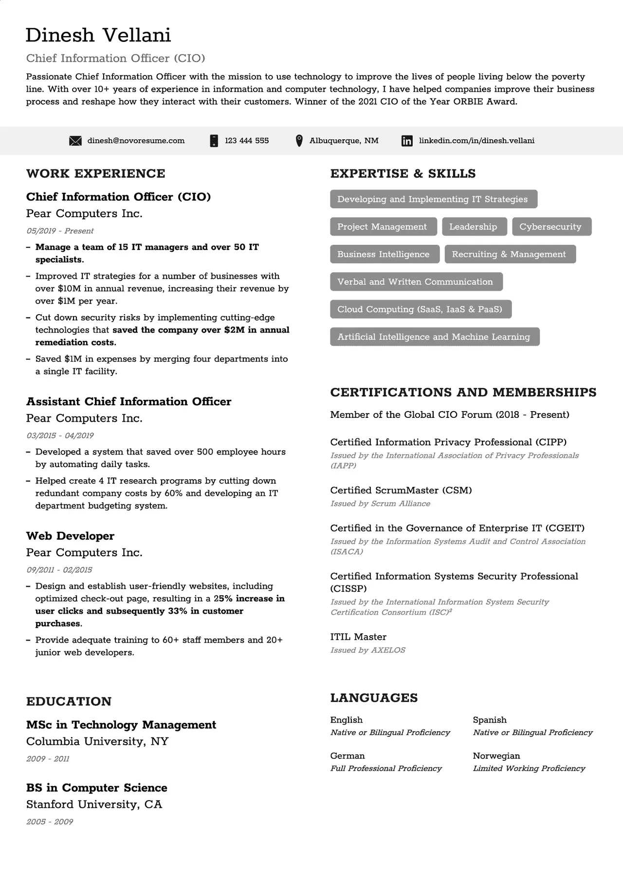 8+ Simple Resume Templates for 2026