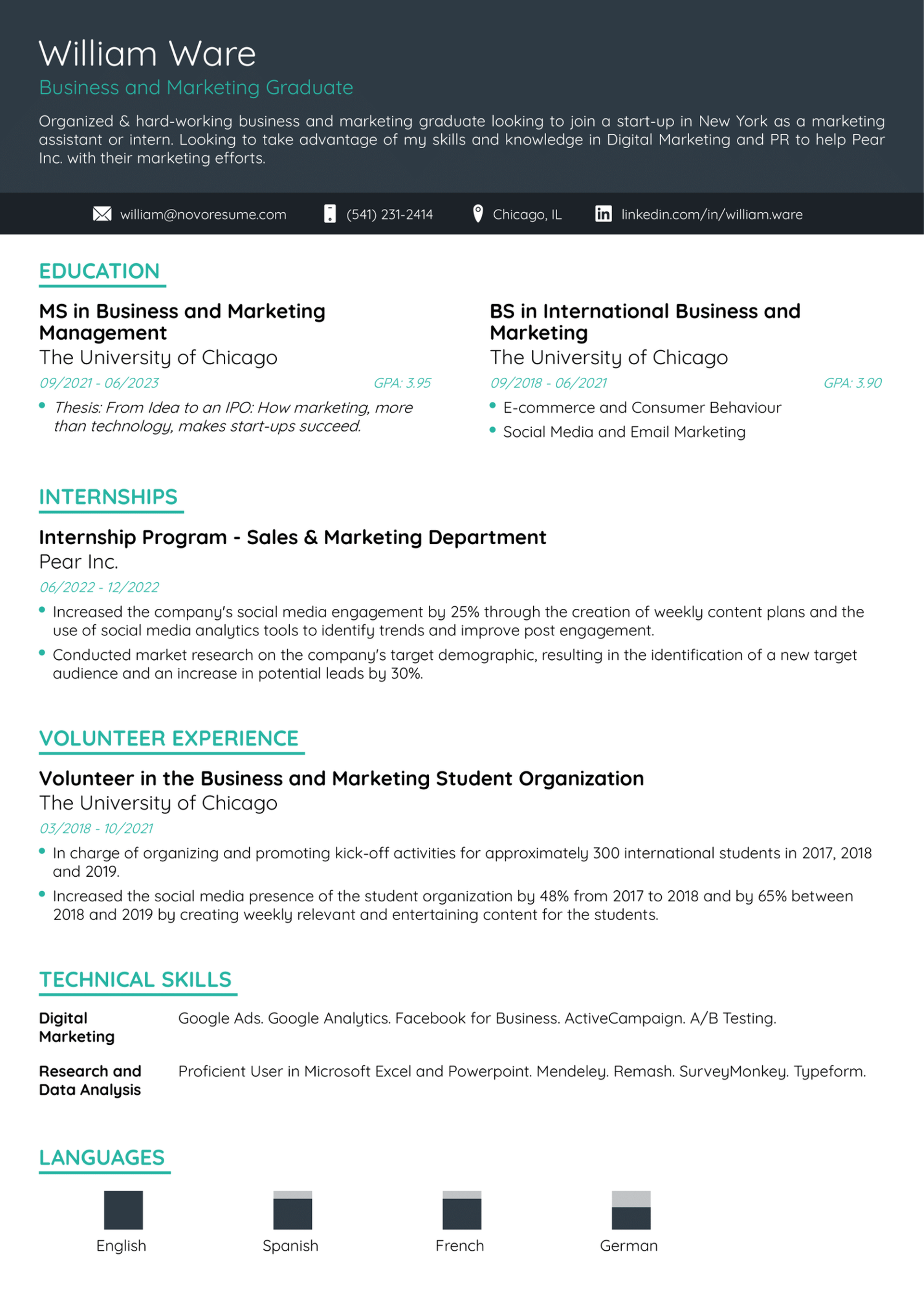 student resume templates drafts Creative Resume Template