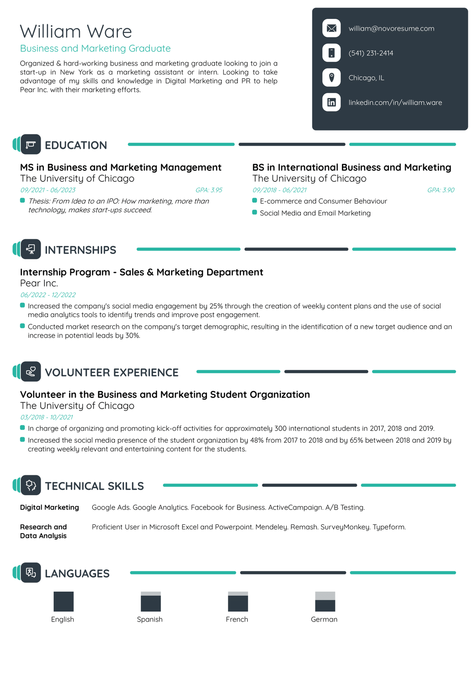 student resume templates drafts IT Student Resume