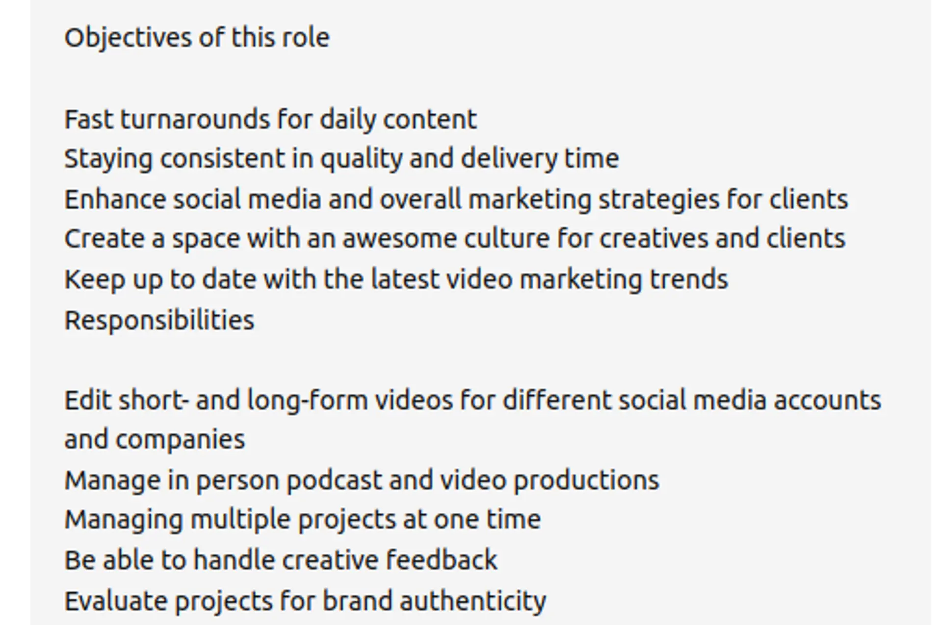 use chatgpt to review resume drafts chatgpt prompots for a video editor
