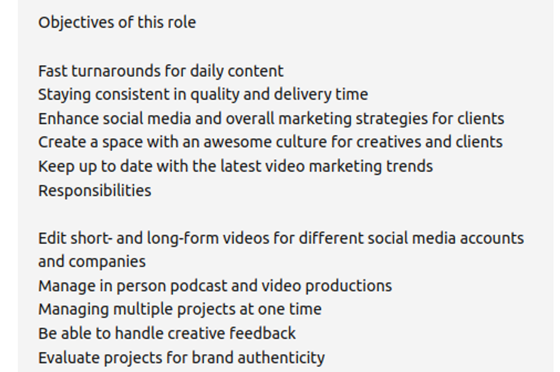 use chatgpt to review resume drafts chatgpt prompots for a video editor