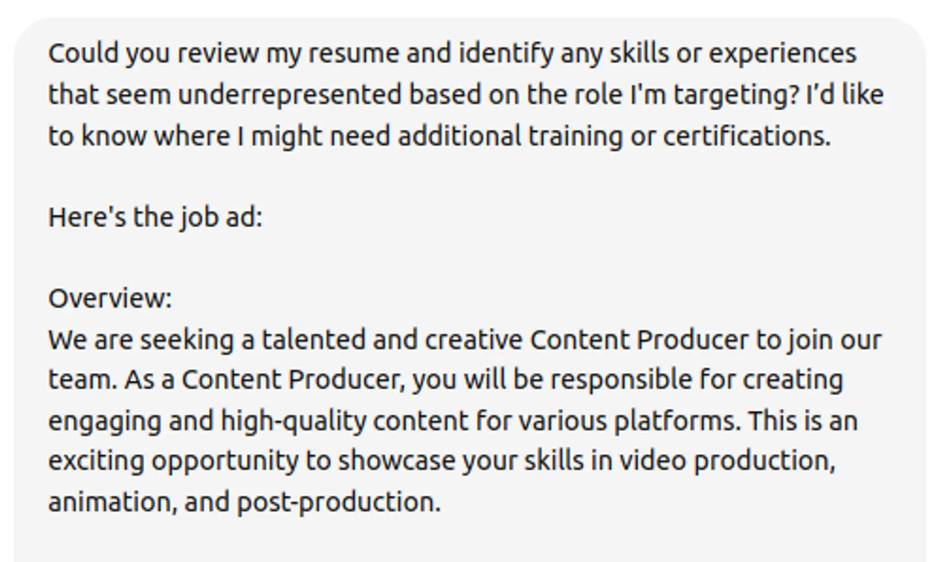 use chatgpt to review resume drafts chatgpt prompts for