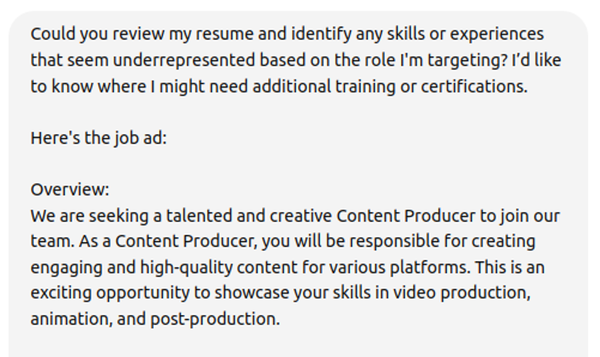 use chatgpt to review resume drafts chatgpt prompts for