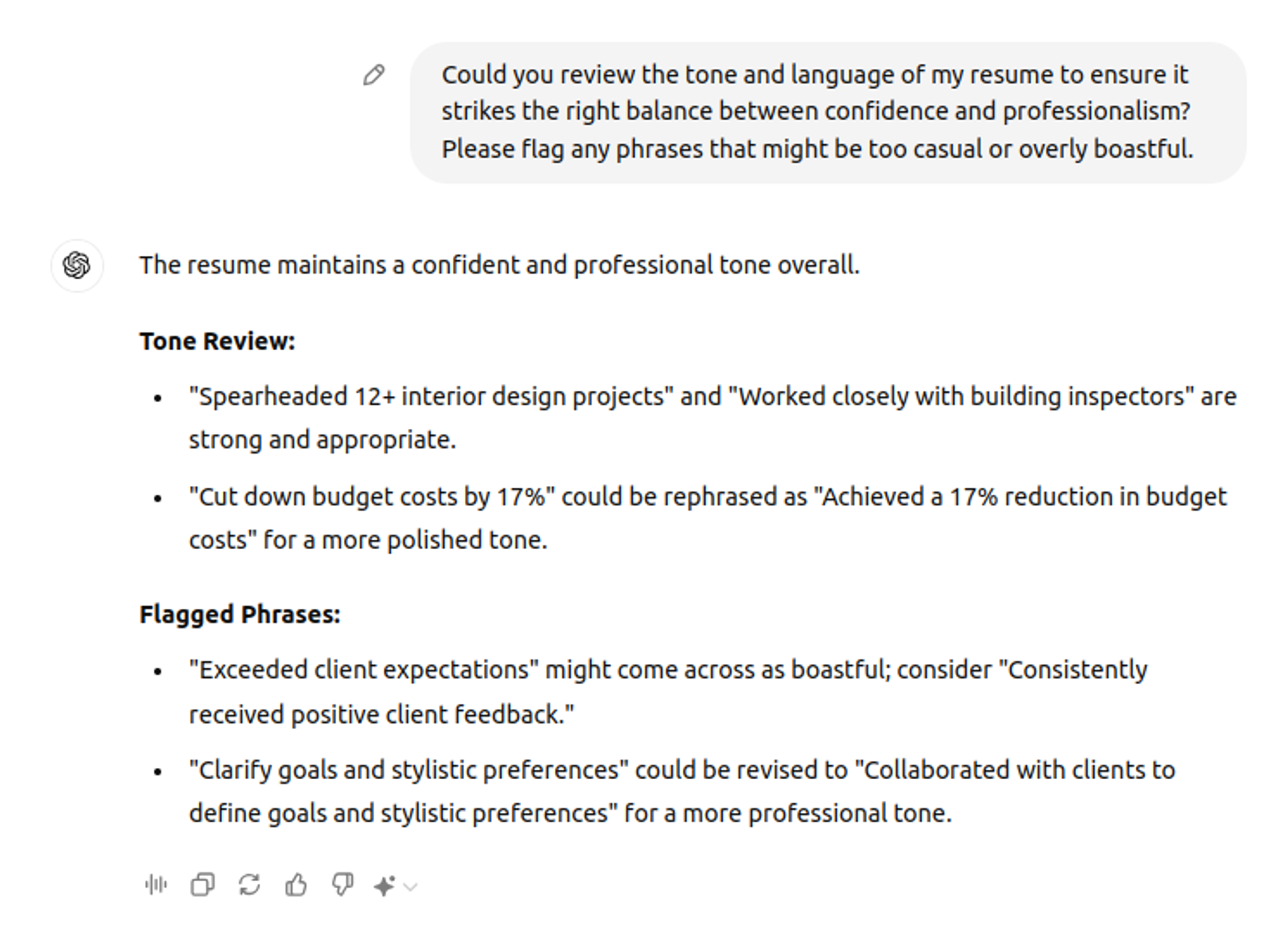 use chatgpt to review resume drafts chatgpt prompts in action for resume