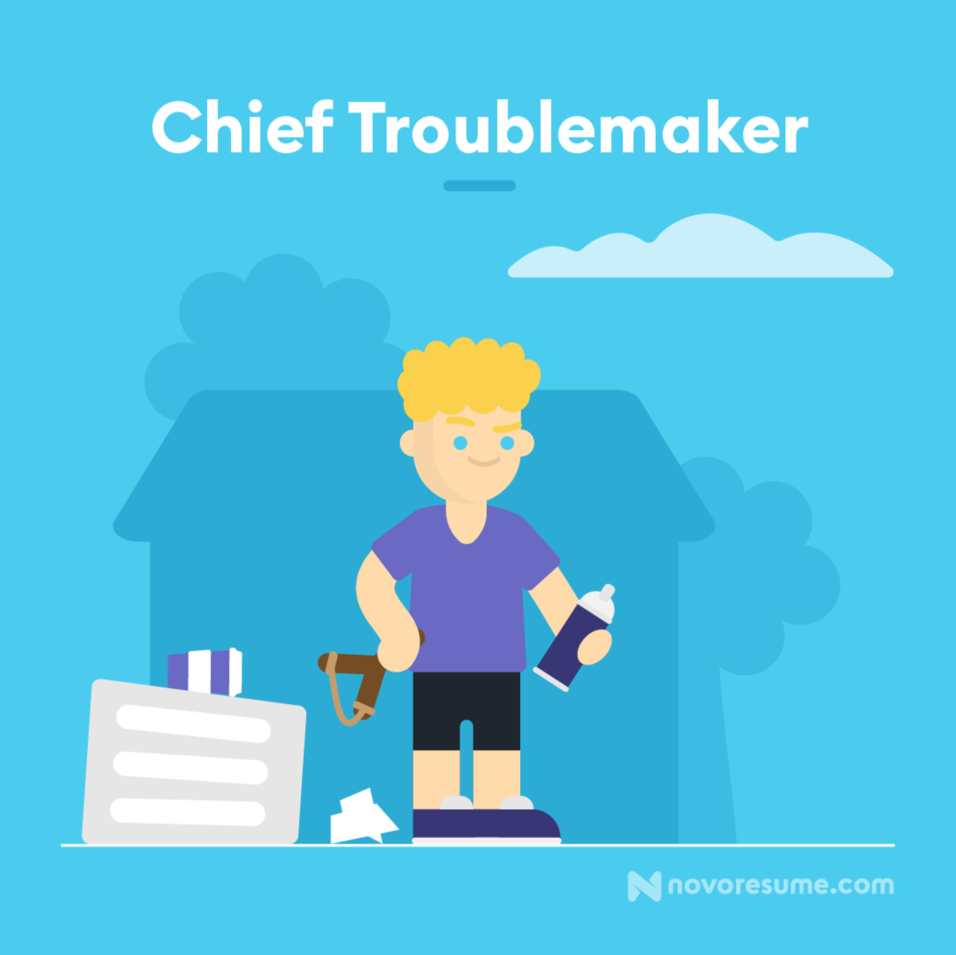 weirdest job titles drafts chief troublemaker novoresume
