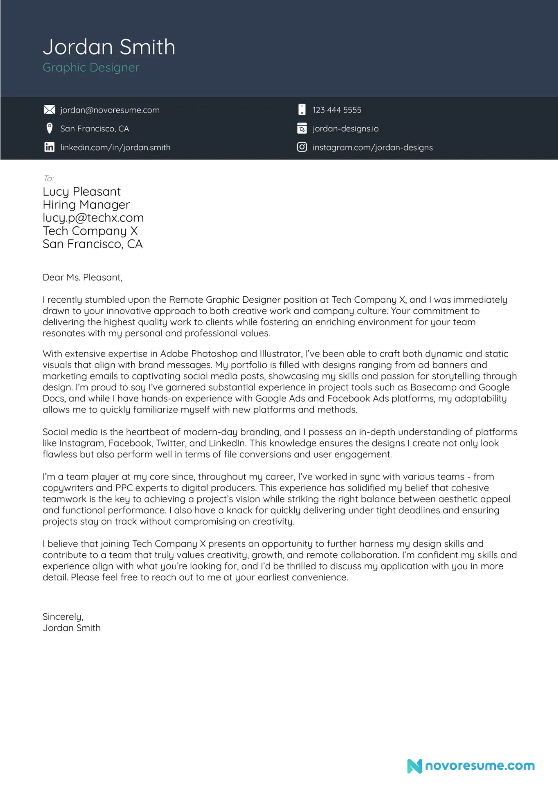 what to include in a cover letter drafts Graphic Designer Cover
