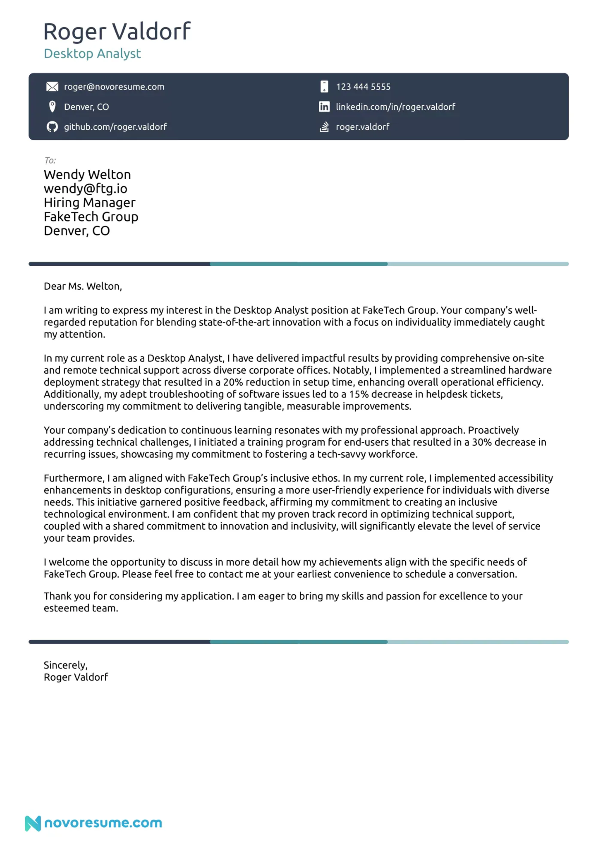 what to include in a cover letter drafts IT Cover