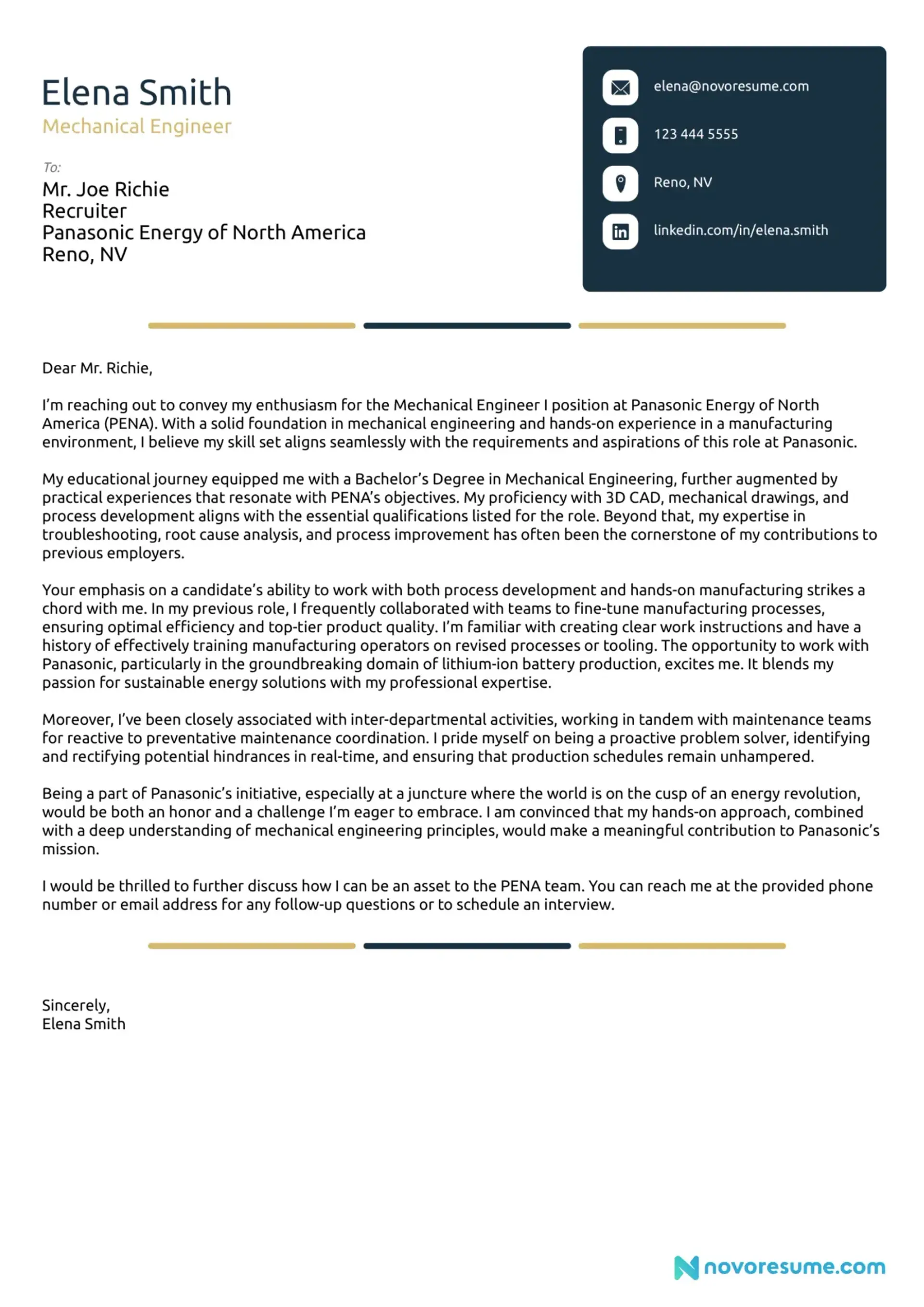 what to include in a cover letter drafts Mechanical Engineering Cover