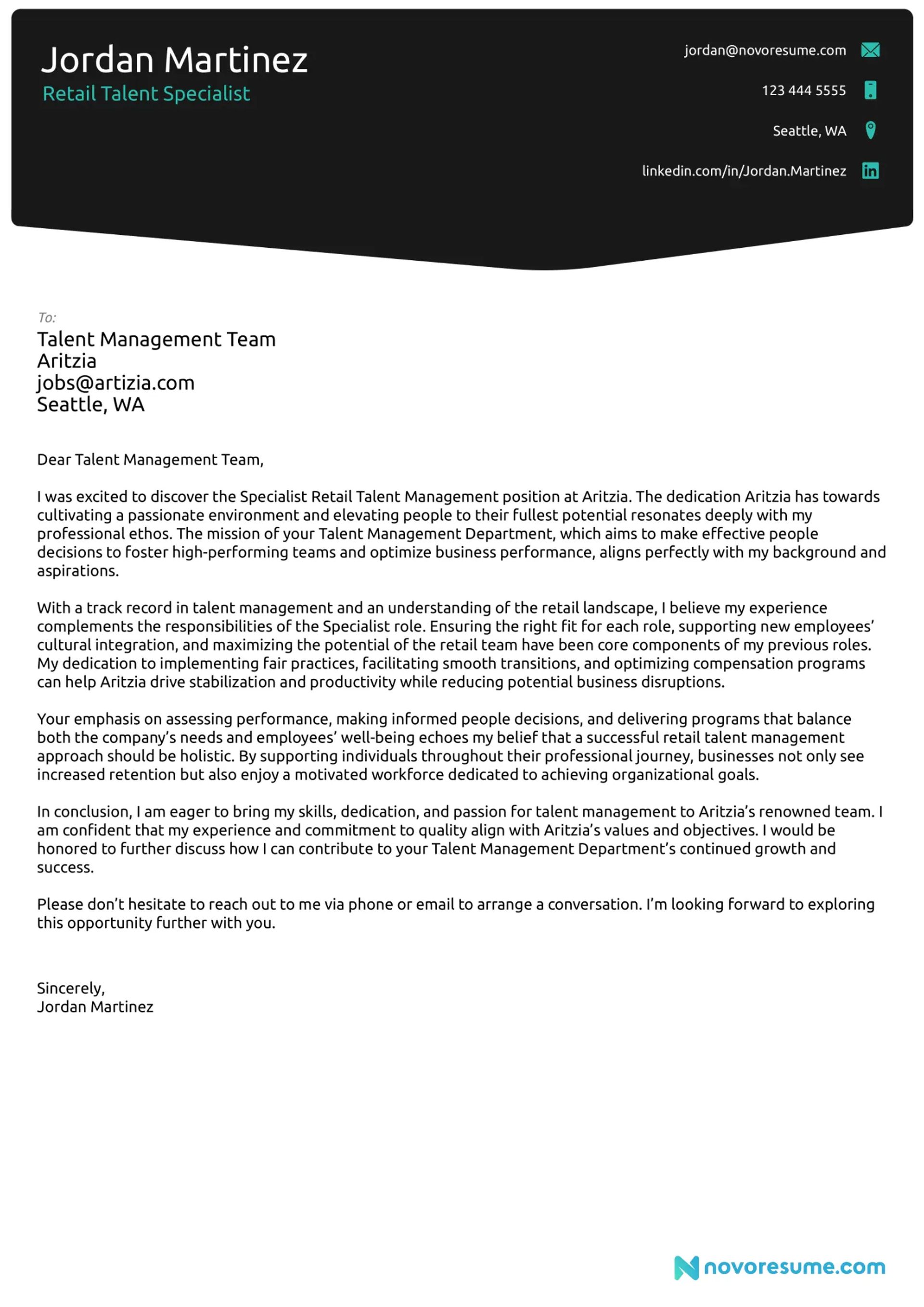 what to include in a cover letter drafts Retail Cover