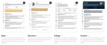 cv templates