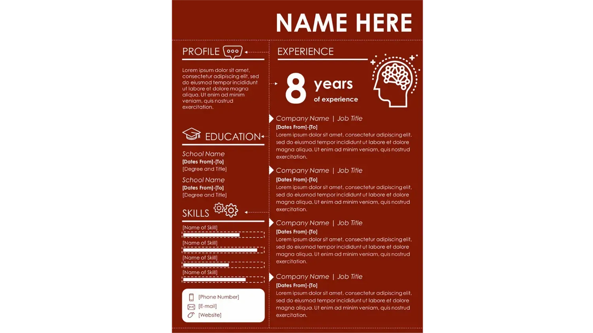 word resume templates drafts infographic word