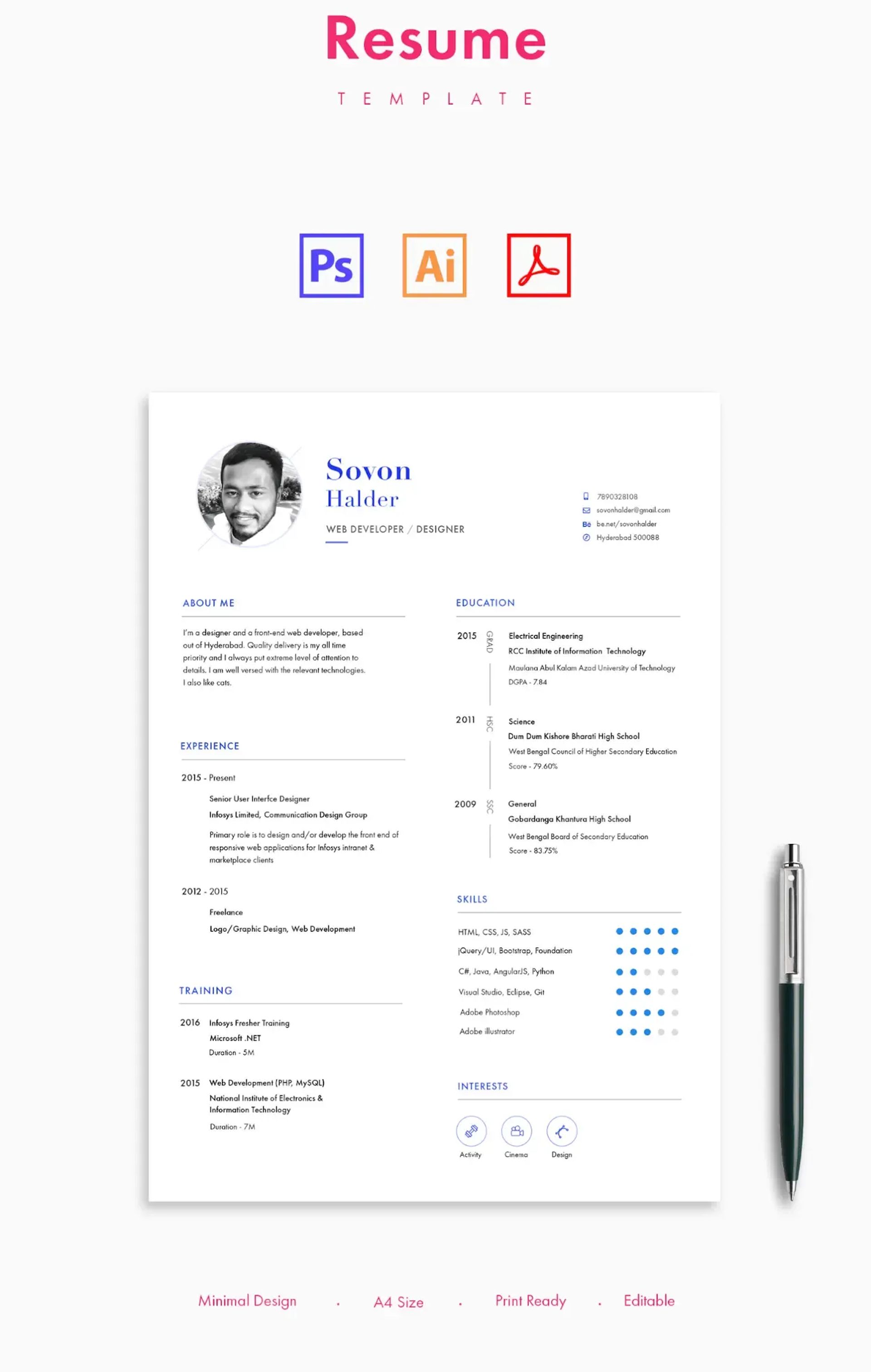 word resume templates drafts minimal word resume