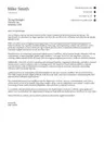 Basic Cover Letter Template