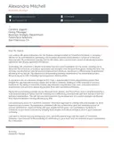 Precision Cover Letter Template