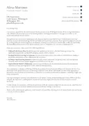 Minimalism Cover Letter Template