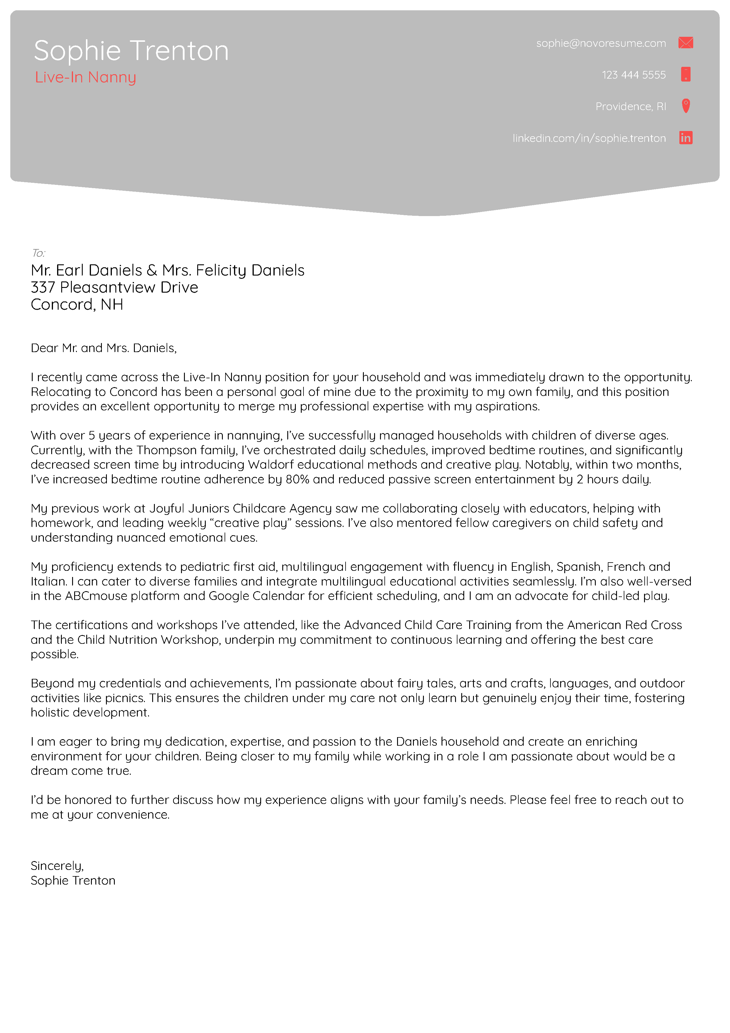 Launch Cover Letter Template