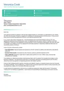 Cover Letter + Resume Hybrid Template