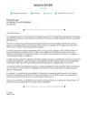 Minimalist Cover Letter Template