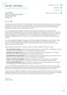 Modern Cover Letter Template