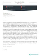 PhD Cover Letter Template